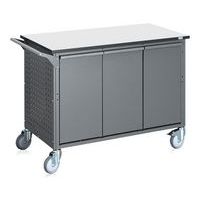 Komplet affaldssorteringsvogn, 6 beholdere, 300 liter - WFI