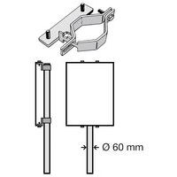 Stolpebeslag til kantbøjede skilte - Systemtext