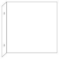 Vinkelbeslag til flagskilt - Systemtext