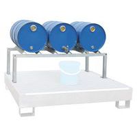 FB3 tøndeopstilling, varmgalvaniseret til 3 stk. 60L tønder - LaCont