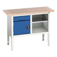 Arbejdsbord monoblok Verso 1250x600x830-930mm - Bott