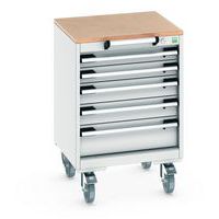 Mobilt skuffeskab Cubio SLR-556-5.1 - Bottom