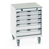 Mobilt skuffeskab Cubio SLR-667-5.3 - Bottom