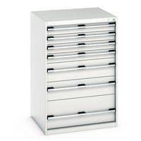 Skab med skuffer Cubio – 1200x800x750 mm – Bott