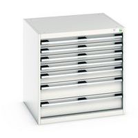 Skab med skuffer Cubio – 800x800x750 mm – Bott