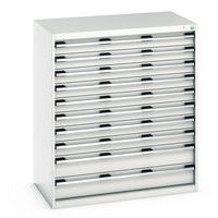 Skab med skuffer Cubio – 1200x1050x650 mm – Bott