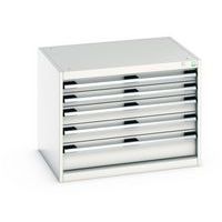 Skab med skuffer Cubio – 600x800x650 mm – Bott