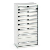 Skab med skuffer Cubio - 1600x800x650mm - Bott