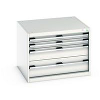 Skab med skuffer Cubio – 600x800x750 mm – Bott