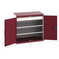 Kombineret skab med kraftig konstruktion Cubio 1050x650x1000 mm – Bott