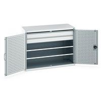 Kombineret kraftigt Cubio-skab 1300x650x1000 mm – Bott