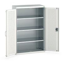 Skab Cubio med perforerede døre – højde 1600 mm – Bott