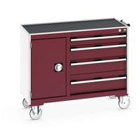 Værkstedsvogn Cubio store skuffer - 1050x525x885mm - Bott