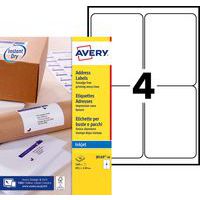 Standardetiket - Inkjetprinter - Avery