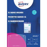 A6-badgeposer med kort - Avery