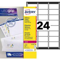 Adresselabel Ultragrip - Laserprinter - Avery