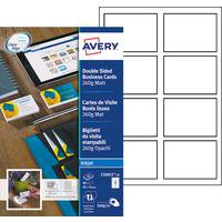 Visitkort - glatte kanter - Avery