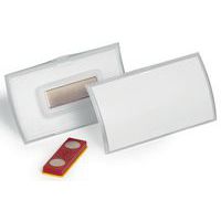 Navneskilt CLICK FOLD med magnet - Holdbar