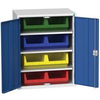 Skab Verso 800x550x1000mm med 8 skuffer – Bott