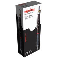 12-pak rOtring® Tikky II trykknap-penne - Sort krop - rOtring®