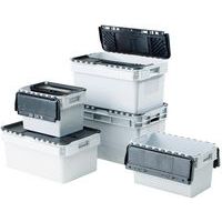 Plastkasse klaplåg, 20 - 25 l
