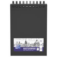 Skitseblok Oxford Art integral 100s 100g sort - Oxford