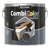 Maling til alle overflader sort satin mat - 0,75 L og 2,5 L - Rust-Oleum