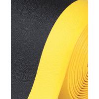 surface granuleuse, coloris noir/jaune