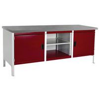 Cubio linoleum arbejdsbord – 1 dør – L2000 mm – Bott