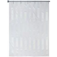 Badeforhæng hvid - Tone-i-tone - Polyester - Arvix