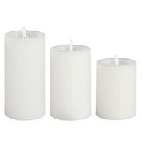LED lys Pile hvide 3-pak med timer og batteri
