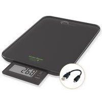 Brev- og pakkevægt 10 kg/1g med genopladeligt batteri - Lb Office