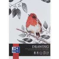 Tegneblok Tegnekunst bagside A4 40s 160g - Oxford