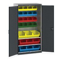 Skab med 25 beholdere 1050x650x2000 mm – Bott