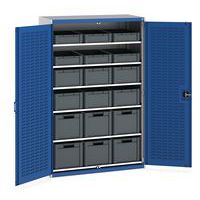 Skab med 18 eurokasser 1300x650x2000 mm – Bott