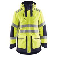 High Vis Vinterparkajakke Evolution High Vis Gul/Marineblå