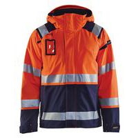 High Vis Skaljakke High Vis Orange/Marineblå