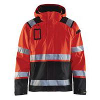High Vis Skaljakke High Vis Rød/Sort