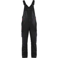 Industri Overall Stretch Sort/Rød - Blåkläder