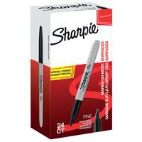 Permanent markør sort Sharpie - Værdipakke 20 + 4 gratis