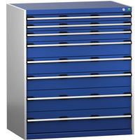 Skab med skuffer SL-10712-8.2 med 8 skuffer til tunge belastninger – Bott