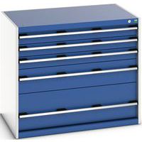 Skab med skuffer SL-1079-5.2 med 5 skuffer til tunge belastninger – Bott