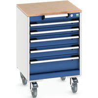 Mobilt skuffeskab Cubio SLR-556-5.1 - Bottom