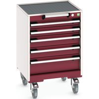 Mobilt skuffeskab Cubio - Bredde 52,5 cm_Bund