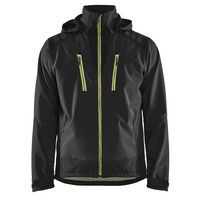 Softshell Jakke Sort/High Vis Gul