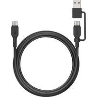 2-i-1 CCBV 240W USB-C/A til USB-C-kabel - GP