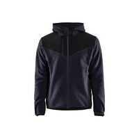 Strikket Jakke med Softshell Honninggul/Sort