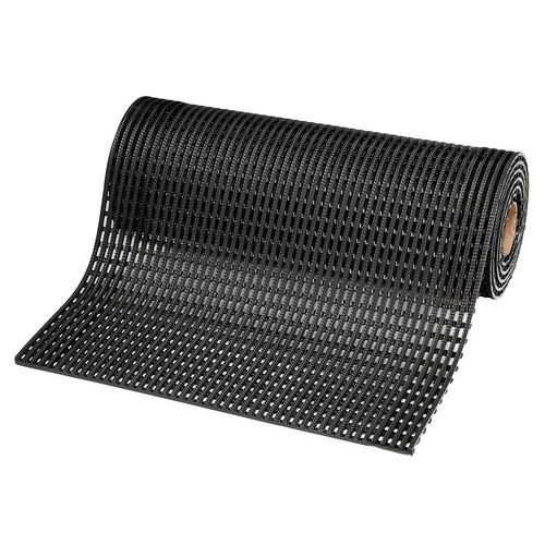 Skridsikkert gitter PVC Flexdek bredde 122 - Sort - Notrax
