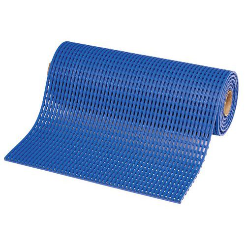 Antibakteriel PVC-rist Akwadek – bredde 60 – blå – Notrax