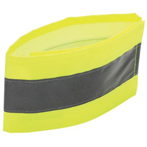 Fluorescerende gult reflekterende armbånd - Manutan Expert